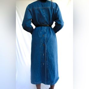 Maxi Denim Coat Dress